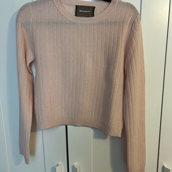 Reformation Cashmere Sweater, Sz L - Picture 3 of 8